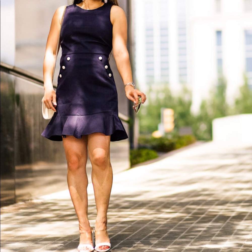 The Loft pearl pocket dress